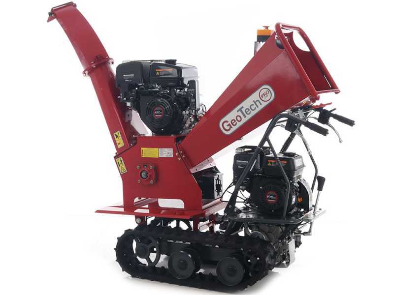 GeoTech PRO BMS155 LE - H&auml;cksler mit Raupenantrieb und Motorschubkarre  - Motor 6,5/15 PS - Dumper