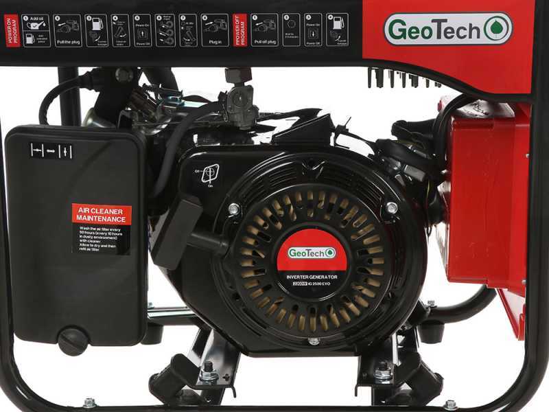 Geotech iG 2500 EVO - Benzin Inverter-Stromerzeuger 2.5 kW - Dauerleistung 2.2 kW - 230V