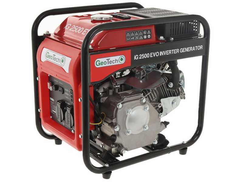 Geotech iG 2500 EVO - Benzin Inverter-Stromerzeuger 2.5 kW - Dauerleistung 2.2 kW - 230V