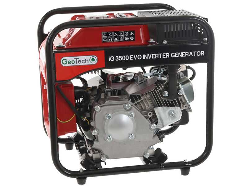 Geotech iG 3500 EVO - Benzin Inverter-Stromerzeuger 3.5 kW - Dauerleistung 3.2 kW - 230V