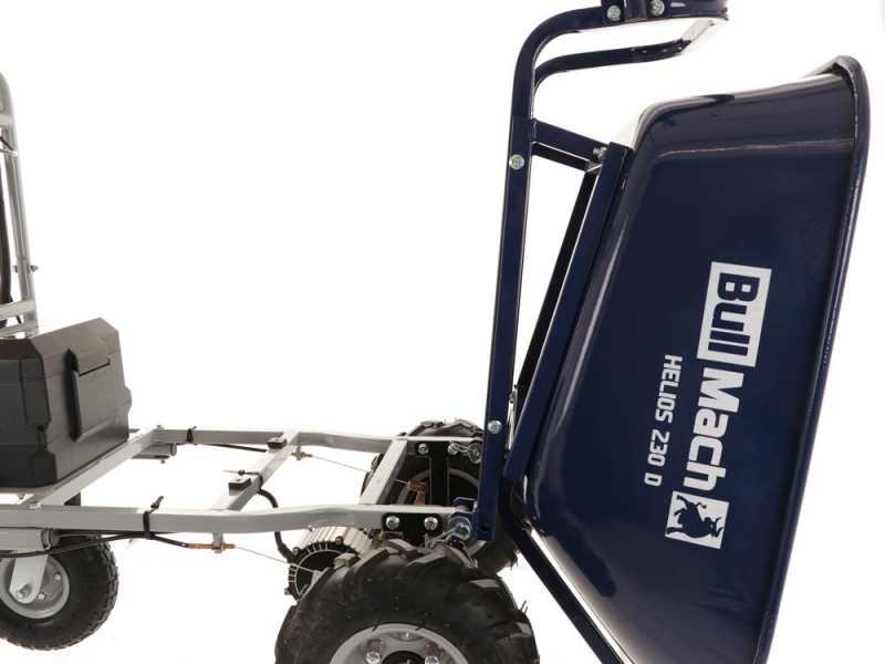 BullMach Helios 230 D - Akku Schubkarre mit zwei Akkus 48V 2Ah