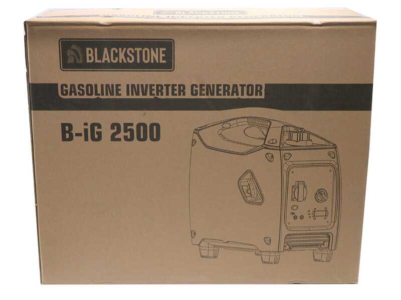 Blackstone B-iG 2500 - Benzin Inverter-Stromerzeuger mit Trolley 2.2 kW - Dauerleistung 2 kW - 230V