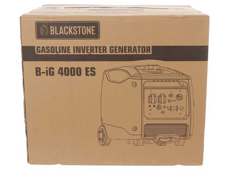 BlackStone B-iG 4000 ES - Benzin Inverter-Stromerzeuger mit Trolley 3.8 kW - Dauerleistung 3.5 kW einphasig