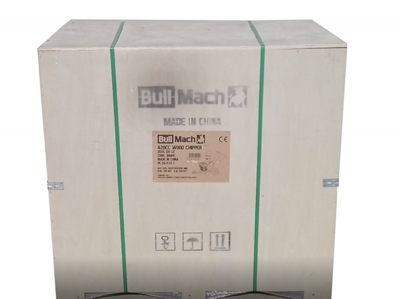 BullMach ZEUS 120 LE - Professioneller Benzinh&auml;cksler  - Benzinmotor 15 PS mit E-Starter