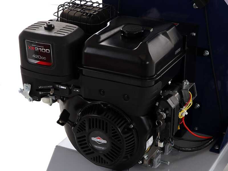 BullMach ZEUS 120 BSE - Professioneller Benzinh&auml;cksler  - Motor B&amp;S XR2100 13.5 PS mit E-Starter