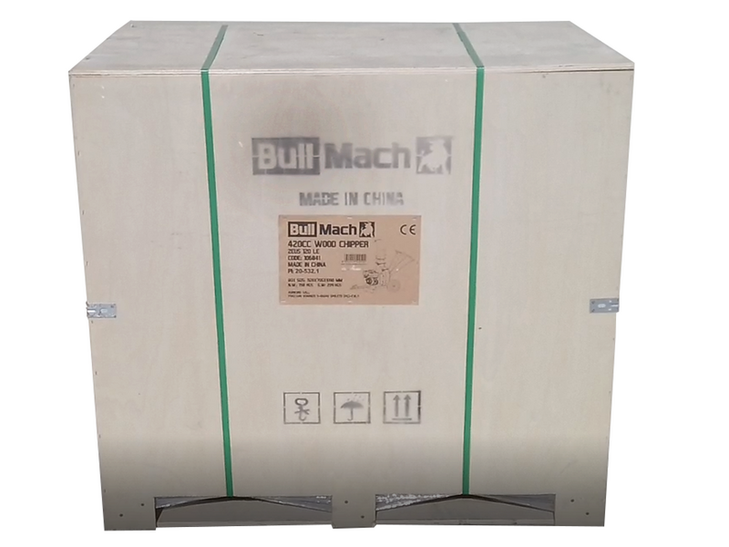 BullMach ZEUS 120 BSE - Professioneller Benzinh&auml;cksler  - Motor B&amp;S XR2100 13.5 PS mit E-Starter