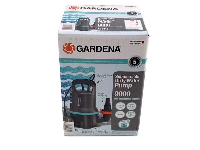 Schmutzwasser-Tauchpumpe  Gardena 9000 - art. 9040-20 - aus rostfreiem Stahl