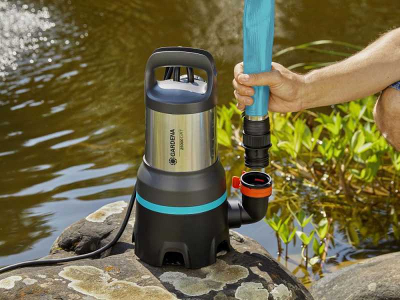 Schmutzwasser-Tauchpumpe 25000 art. 9046-20 - aus Edelstahl