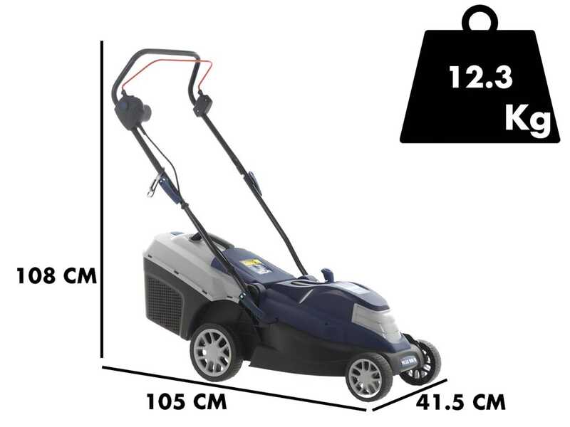 BullMach PELEO 1600 M - Elektro Rasenm&auml;er - 1600 M - Schnittbreite 38 cm
