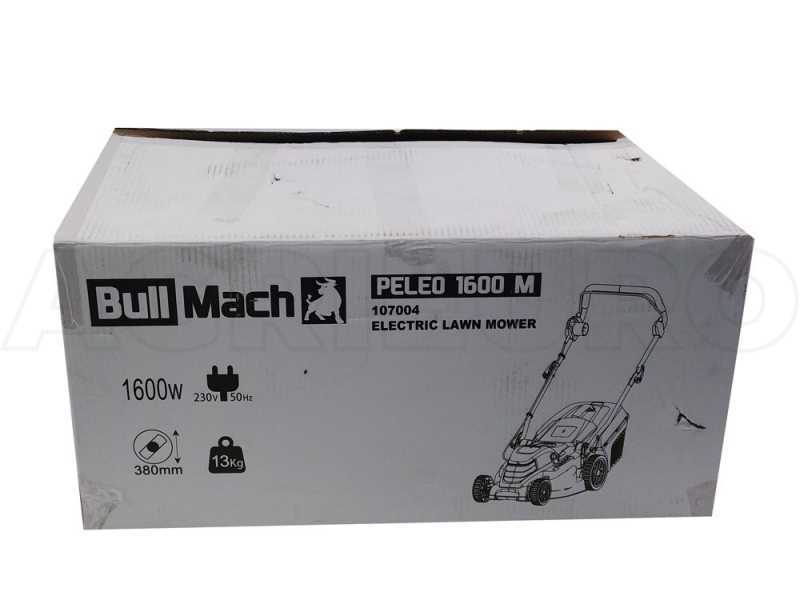 BullMach PELEO 1600 M - Elektro Rasenm&auml;er - 1600 M - Schnittbreite 38 cm