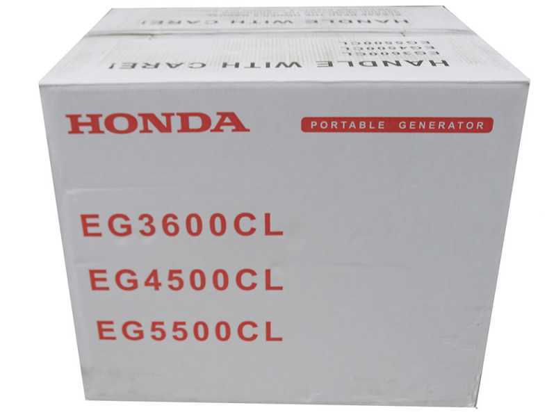 Honda EG 4500 CL - Benzin-Stromerzeuger mit AVR-Regelung 4.5 kW - Dauerleistung 4 kW - 230V