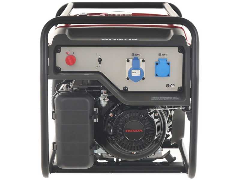 Honda EG 3600 CL - Benzin-Stromerzeuger und AVR-Regelung 3.6 kW - Dauerleistung 3.2 kW - 230V