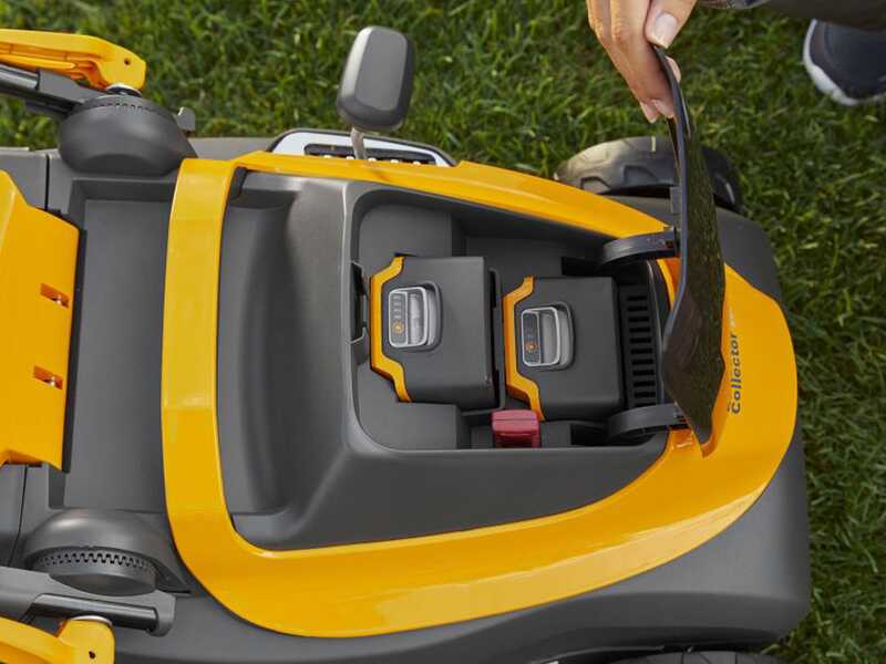 Stiga Collector 140 AE Kit &ndash; Akku-Rasenm&auml;her &ndash; 2x20V/4,0Ah &ndash; Schnittbreite 38 cm