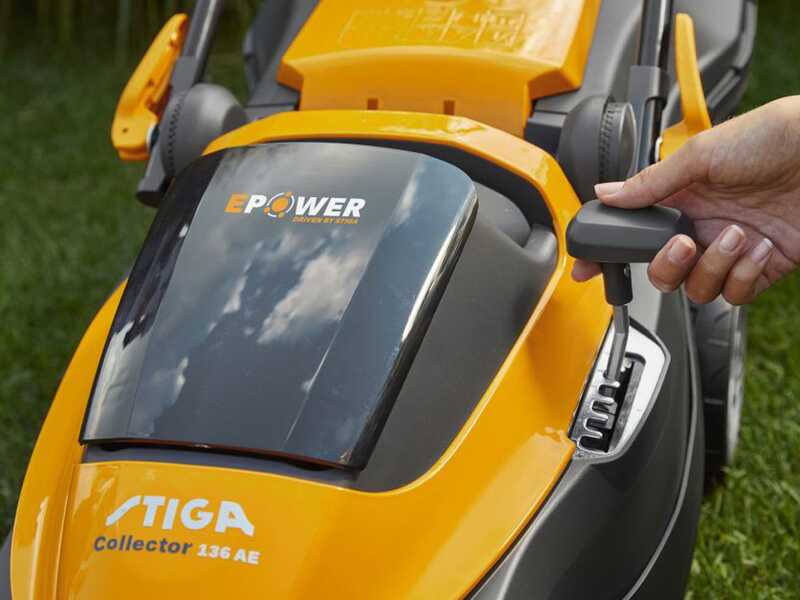 Stiga Collector 140 AE Kit &ndash; Akku-Rasenm&auml;her &ndash; 2x20V/4,0Ah &ndash; Schnittbreite 38 cm