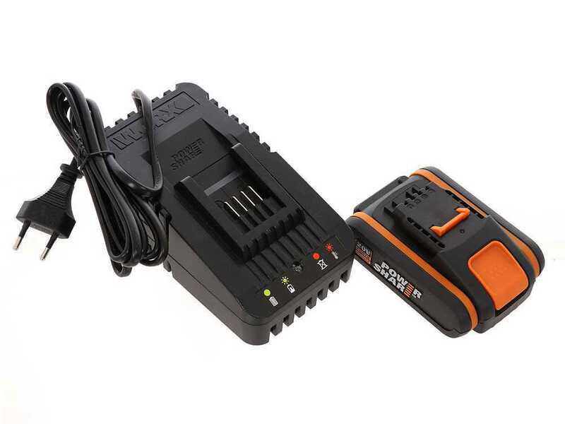 Laubbläser WORX WG543E - mit Akku und Ladegerät