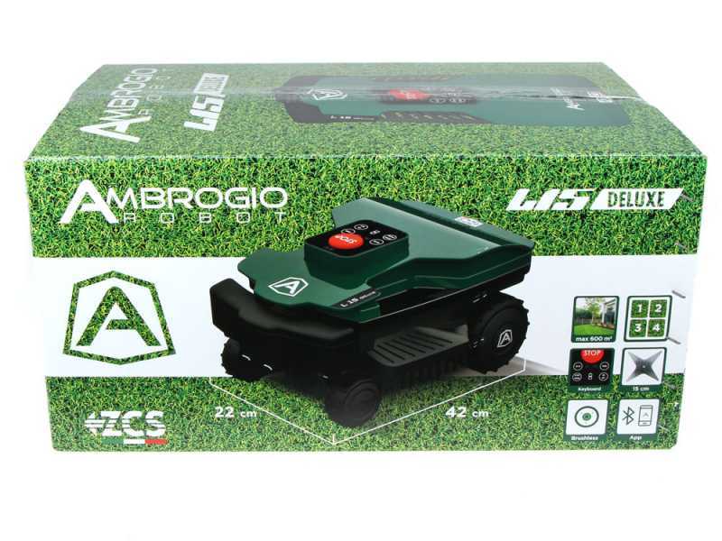 M&auml;hroboter Ambrogio L15 Deluxe - mit Begrenzungskabel- Akku 25,9 V und 2,5 Ah