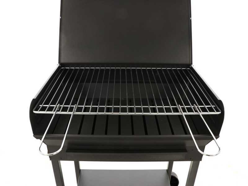 Seven Italy Vulcano ECO Small - Handgefertigter Holzkohlegrill aus Eisen - 47,5x37cm