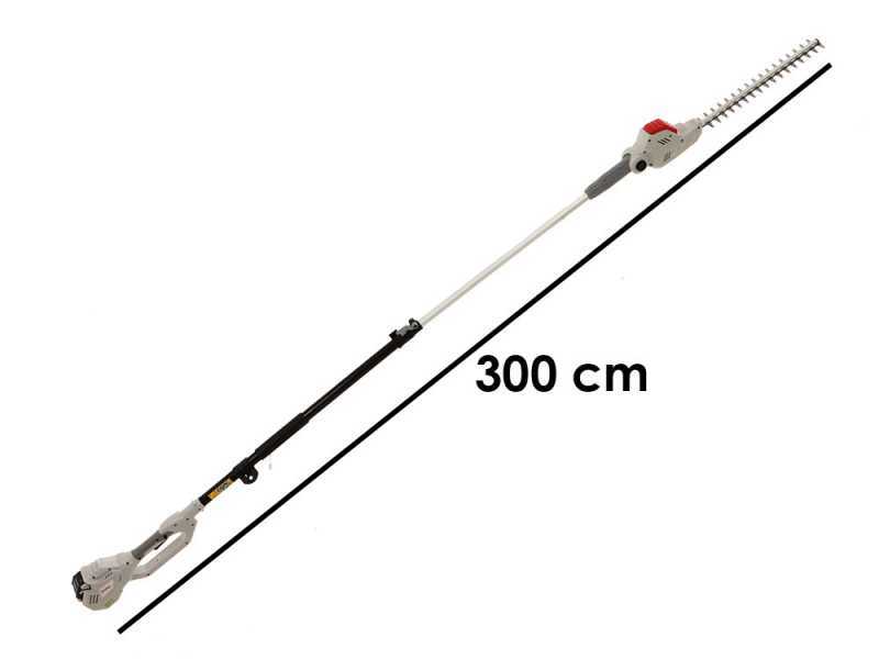 Akku-Heckenschere IKRA IATHS 40/43 mit Teleskopschaft und Lithium-Akku  40V/2.5 A - Schwertl&auml;nge 48 cm