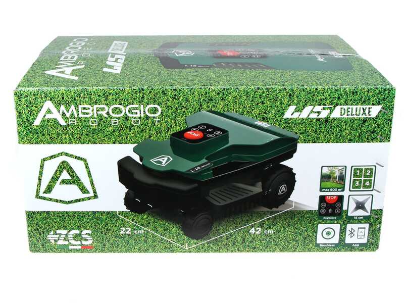 M&auml;hroboter Ambrogio L15 Deluxe - mit Begrenzungskabel - Akku 25,9 V e 2,5 Ah