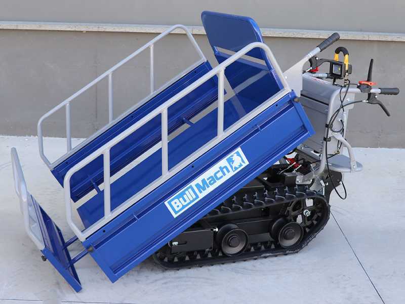 Akku Raupendumper BullMach Helios 450 EB - manuell ausziehbare Mulde 450 kg