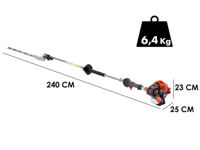 Benzin-Heckenschere auf Verl&auml;ngerungsschaft Echo HCA-236ESLW - Schwert 52 cm - 0,96 PS