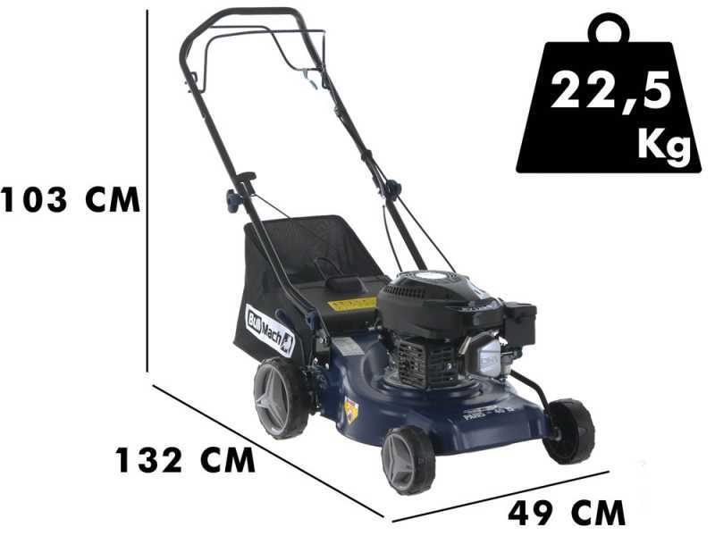 Rasenm&auml;her zum Schieben BullMach PARIS - 40 IS - 4HP Benzinmotor - 40cm Schnittbreite