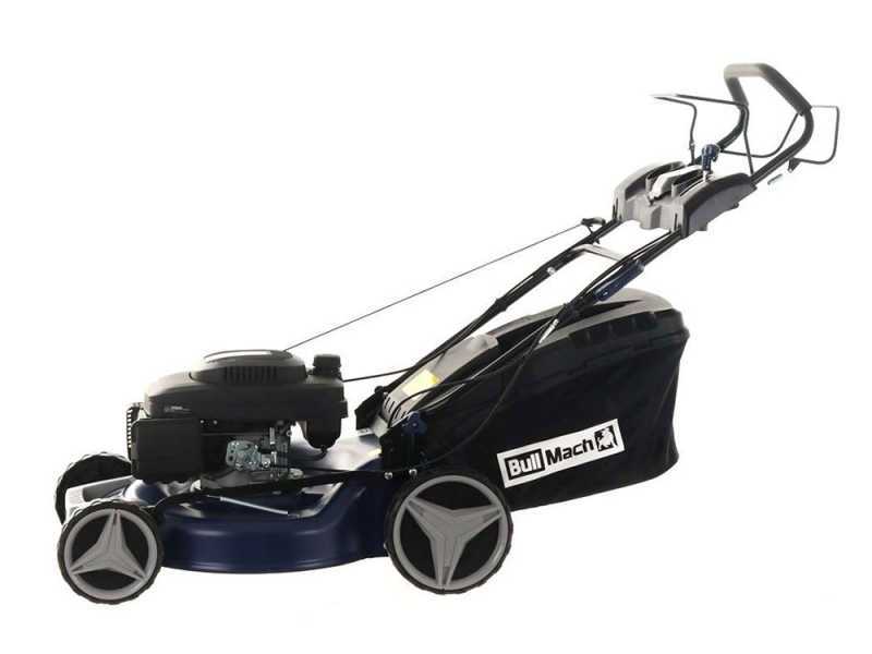 Benzin-Rasenm&auml;her mit Radantrieb BullMach ACHILLE 51 MY22 - 4 in 1 - 224 ccm Verbrennungsmotor