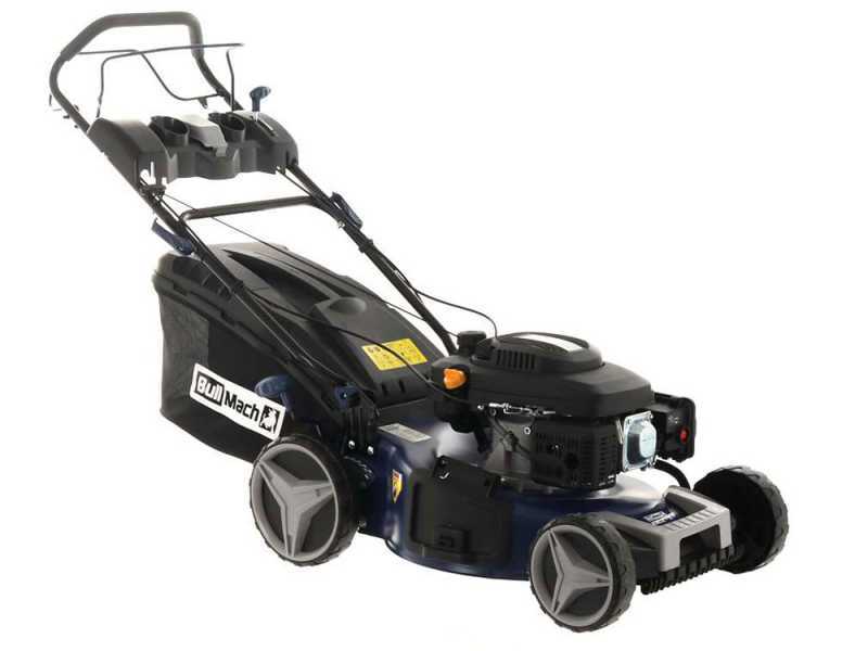 Benzin-Rasenm&auml;her mit Radantrieb BullMach ACHILLE 51 MY22 - 4 in 1 - 224 ccm Verbrennungsmotor