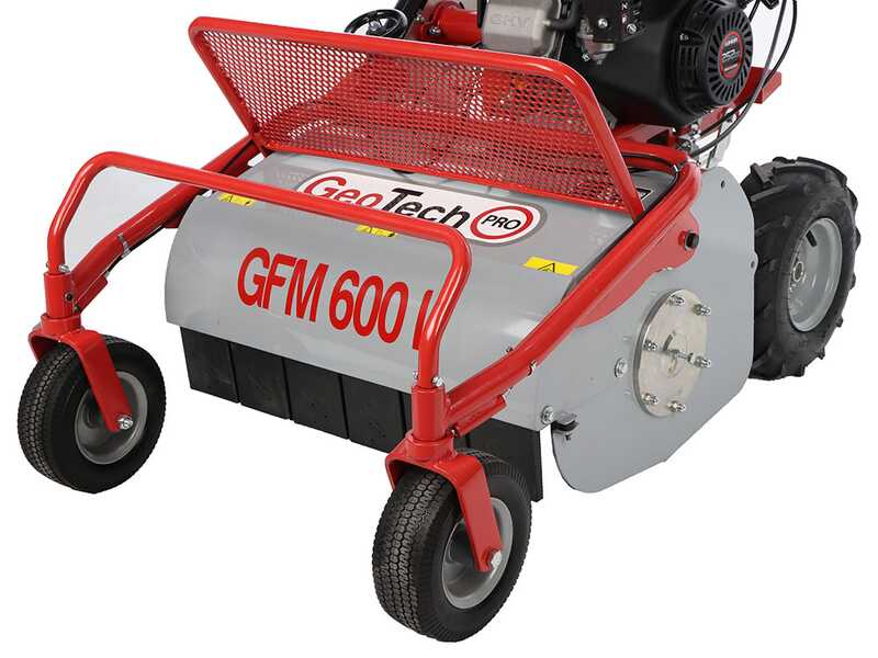GeoTech-Pro GFM 600 L - Profi-Hochgrasm&auml;her mit Hammerwerk  - Loncin Motor 250 ccm