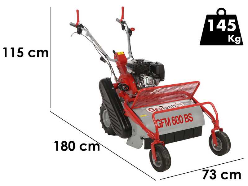 GeoTech-Pro GFM 600 BS - Professioneller Hochgrasm&auml;her - B&amp;S CR950