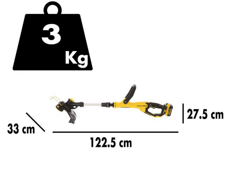 STANLEY FATMAX V20 - Akku-Rasentrimmer - 18V - 4AH