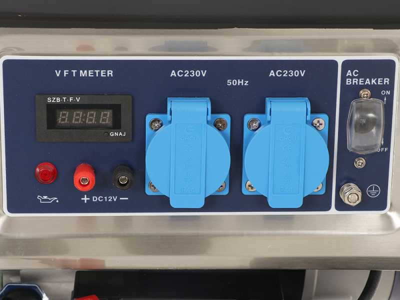 BullMach AMBRA 3600 E - Benzin-Stromerzeuger auf R&auml;dern 3 kW - Dauerleistung 2.8 kW - 230V