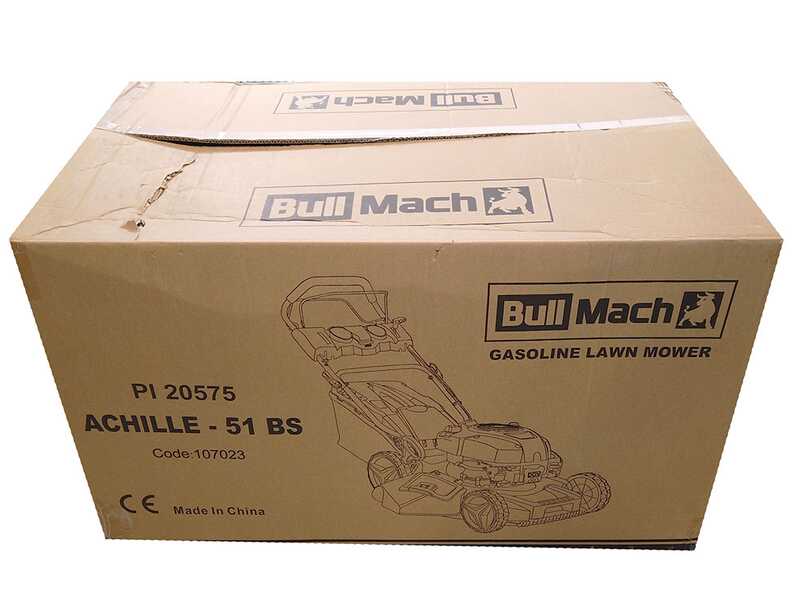 Rasenm&auml;her BullMach ACHILLE 51 BS - 4 in 1 - Benzinmotor B&amp;S750EX mit Radantrieb