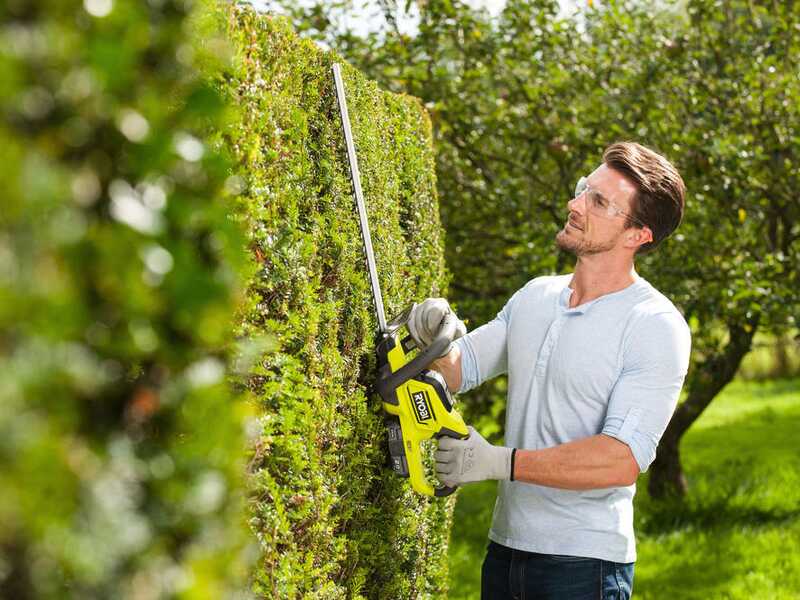 Akku-Heckenschere RYOBI OHT1845 - 18V - 45 cm Messer - OHNE AKKU UND LADEGER&Auml;T