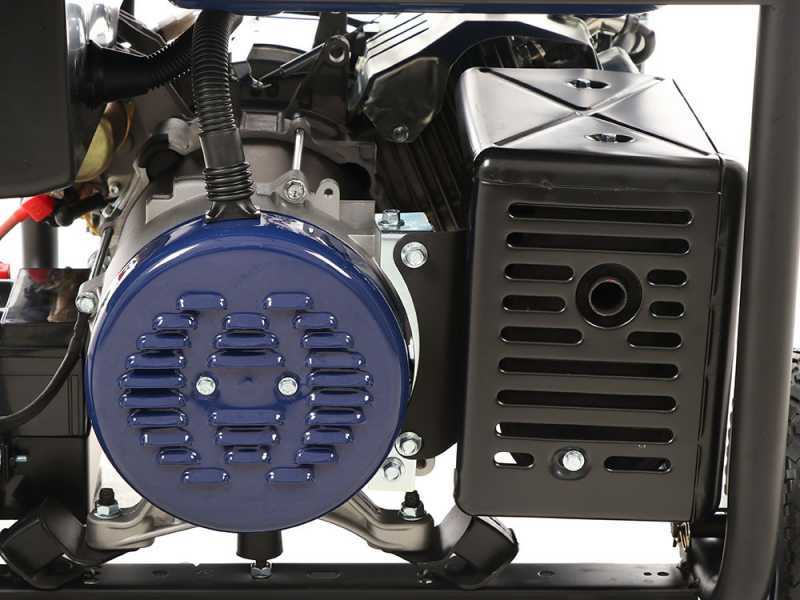 BullMach AMBRA 6500 E - Benzin Stromerzeuger auf R&auml;dern mit AVR-Regelung 5.5 kW - Dauerleistung 5 kW - 230V