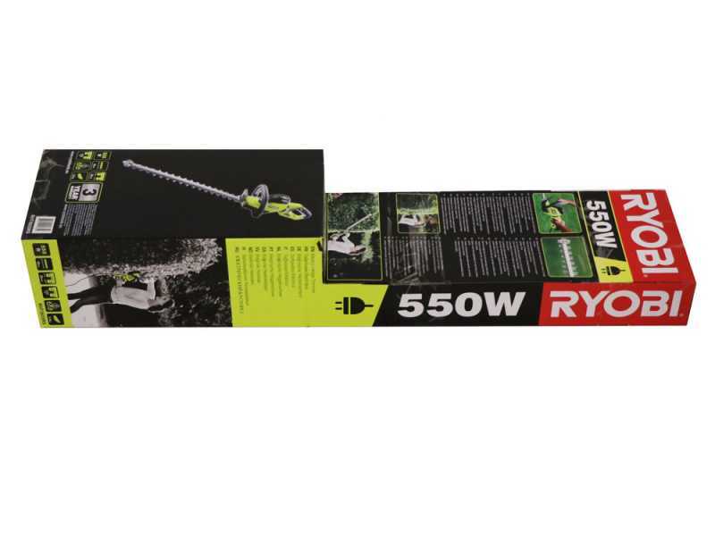 RYOBI 550W RHT5655RS - Elektro-Heckenschere - 55 cm Schwert - 26 mm Schnitt