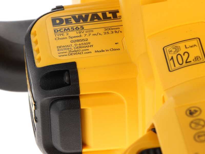 Akku-Kettens&auml;ge Dewalt DCM565P1-QW - 18V 5Ah Akku
