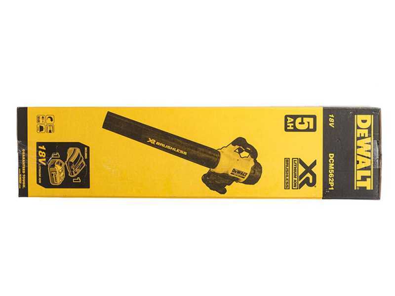 Laubbl&auml;ser DeWalt DCM562P1-QW - Batterie 18V 5AH