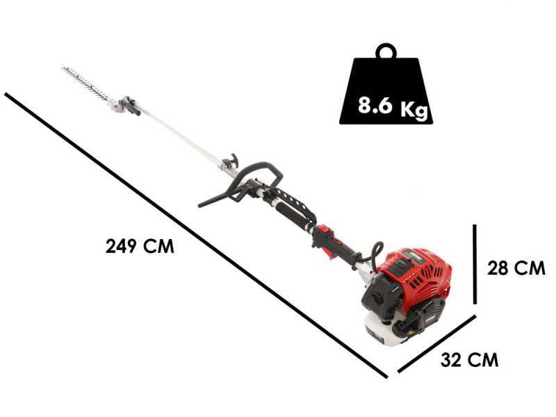 2-Takt-Benzin-Heckenschere GeoTech GT-2 43 L - 43 ccm