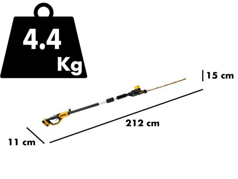 Akku-Heckenschere  DEWALT DCMPH566P1-QW  - Akku 18V 5Ah