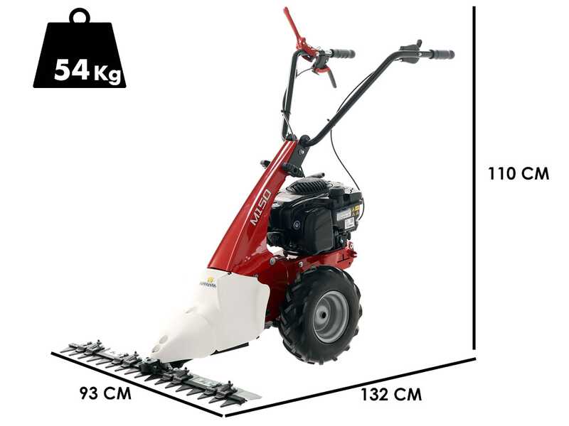 Eurosystems Minieffe M150 &ndash; Mehrzweckger&auml;t Balkenm&auml;her &ndash; B&amp;S 625 EXi