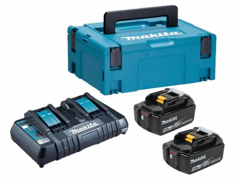 Akku-Heckenschere 36V Makita DUX60Z - Akkus 2x18V 5Ah, Multifunktion