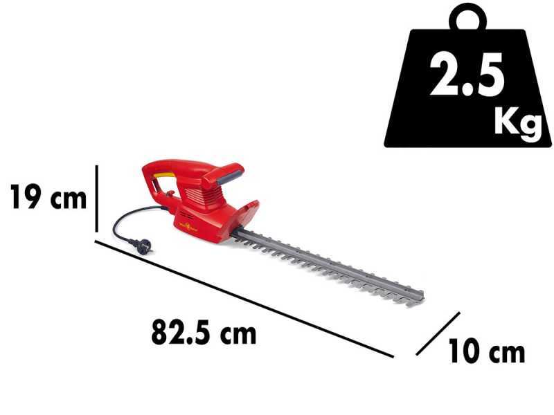 Elektrische Heckenschere Wolf Garten Lycos E/420 H - 420W Heckenschere mit 45cm Schiene