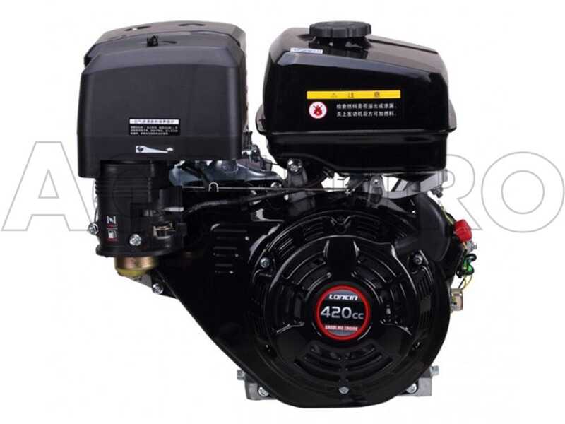 GreenBay GB-WDC 120 LE - Profi H&auml;cksler mit Benzinmotor Loncin G420FD mit 15 PS