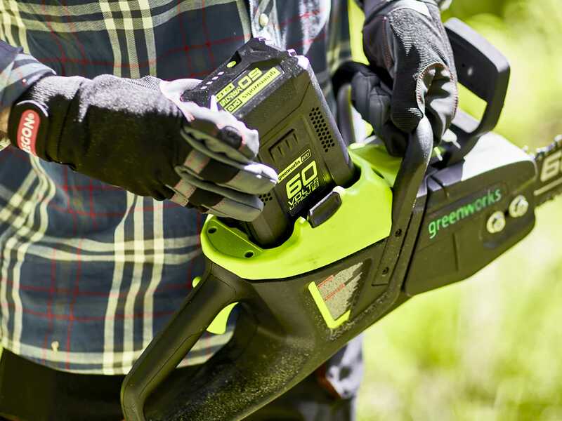 Akku-Elektro-Kettens&auml;ge GreenWorks GD60CS40  - Schwert 41cm - AKKU UND LADEGER&Auml;T NICHT IM LIEFERUMFANG ENTHALTEN