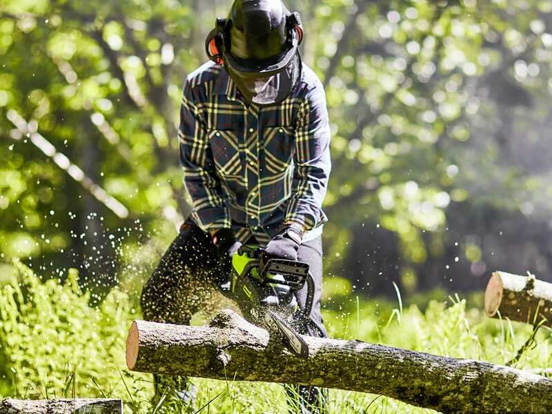Akku-Elektro-Kettens&auml;ge GreenWorks GD60CS40  - Schwert 41cm - AKKU UND LADEGER&Auml;T NICHT IM LIEFERUMFANG ENTHALTEN
