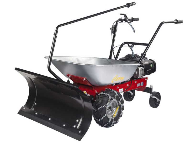 Front-Schneeschild 85 cm anpassbar an Motorkarren Eurosystems Carry