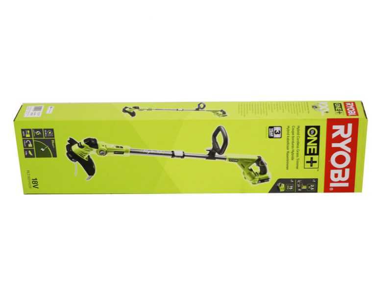 RYOBI HYBRID RLT1831-H25F - Akkubetriebener Rasentrimmer - 18V/2,5Ah