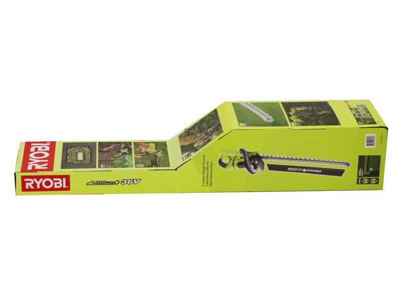 Akku-Heckenschere RYOBI RHT36B61R - MAX POWER 36V - 2Ah - Messer 60cm - AKKU UND LADEGER&Auml;T NICHT IM LIEFERUMFANG