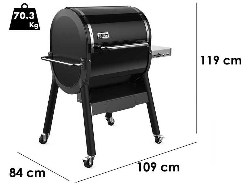 Weber Smoke Fire EX4 GBS Pelletgrill - Grillma&szlig;e 46 x 61 cm
